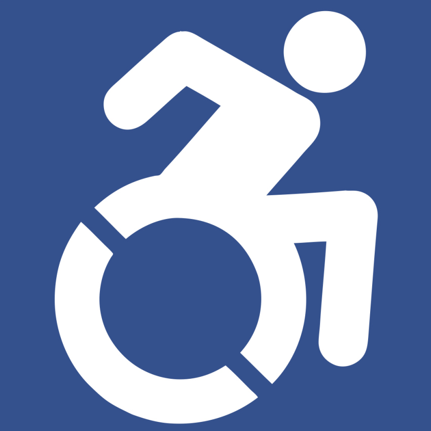 Alternative wheelchair user icon