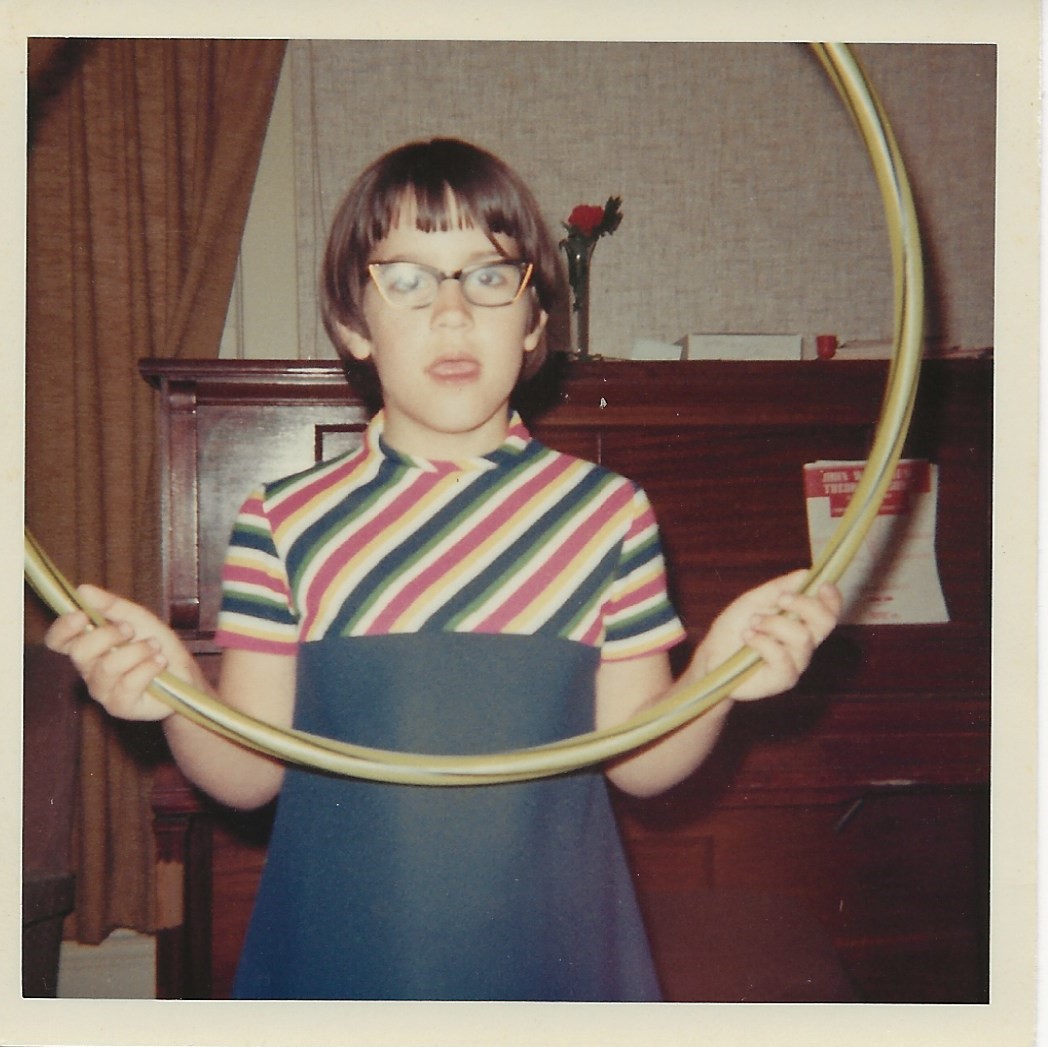 This is the little girl who hula-hooped so enthusiastically.