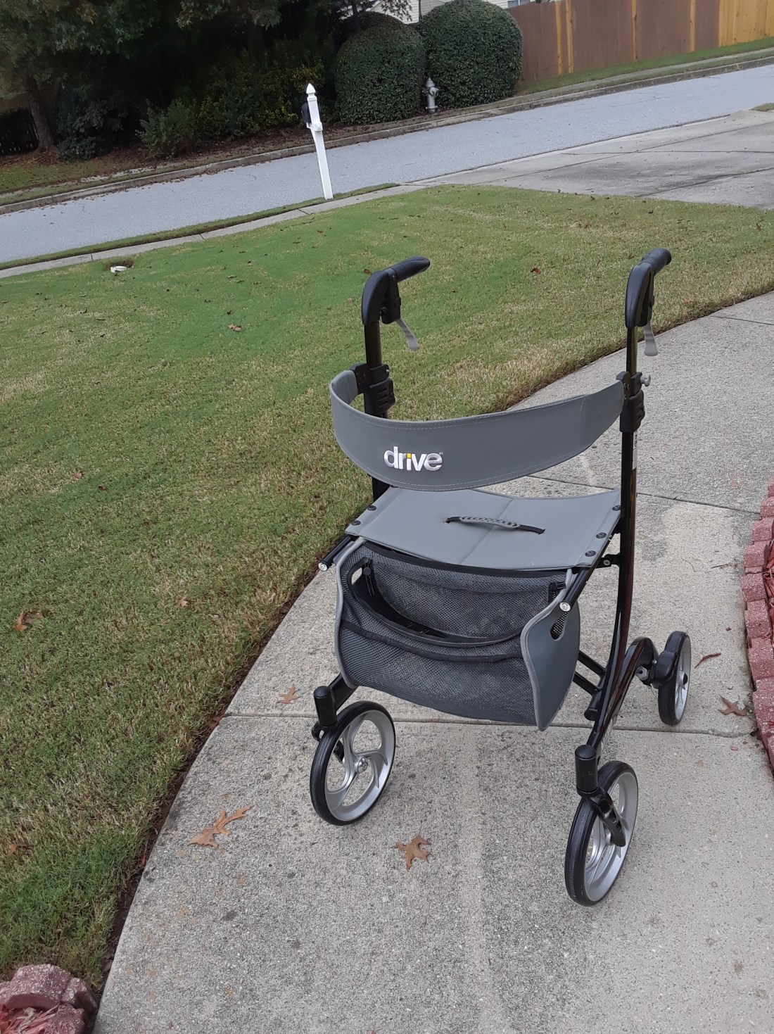 The walker represents independence.