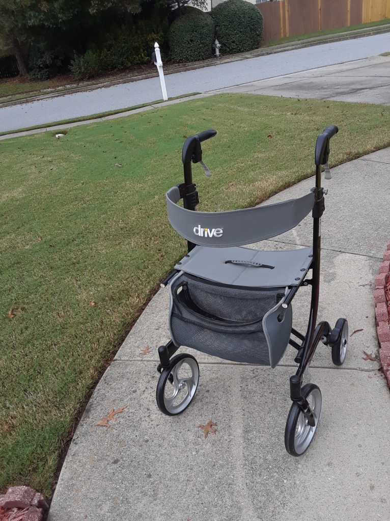 The walker represents independence.